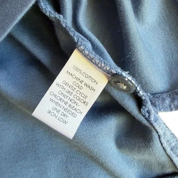 Calvin Klein Mens Blue 100% Cotton Short Sleeve Polo Shirt Size XL - Picture 3 of 4